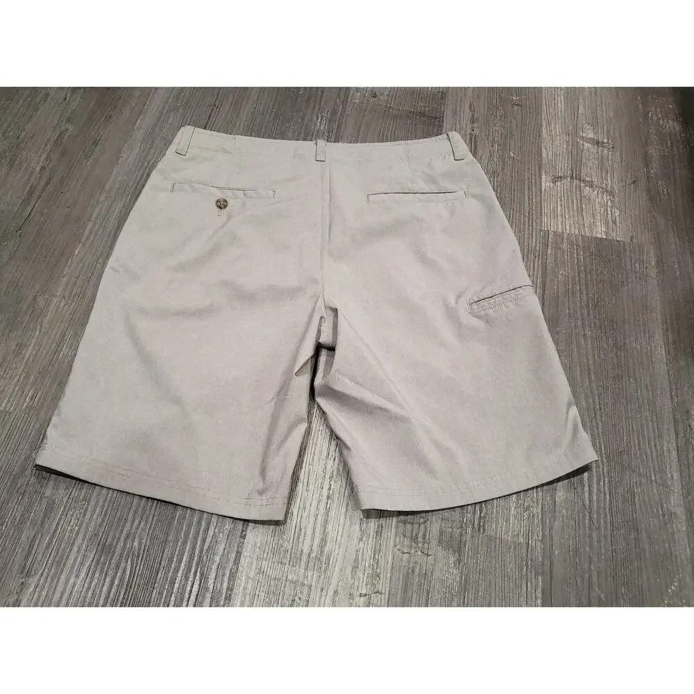 PGA Tour GOLF Tan Cargo Side Pocket Men's Shorts Size 32